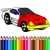 Bts Muscle Car Coloring