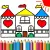 Doll House Coloring Book