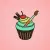 Yummy Cupcake Coloring